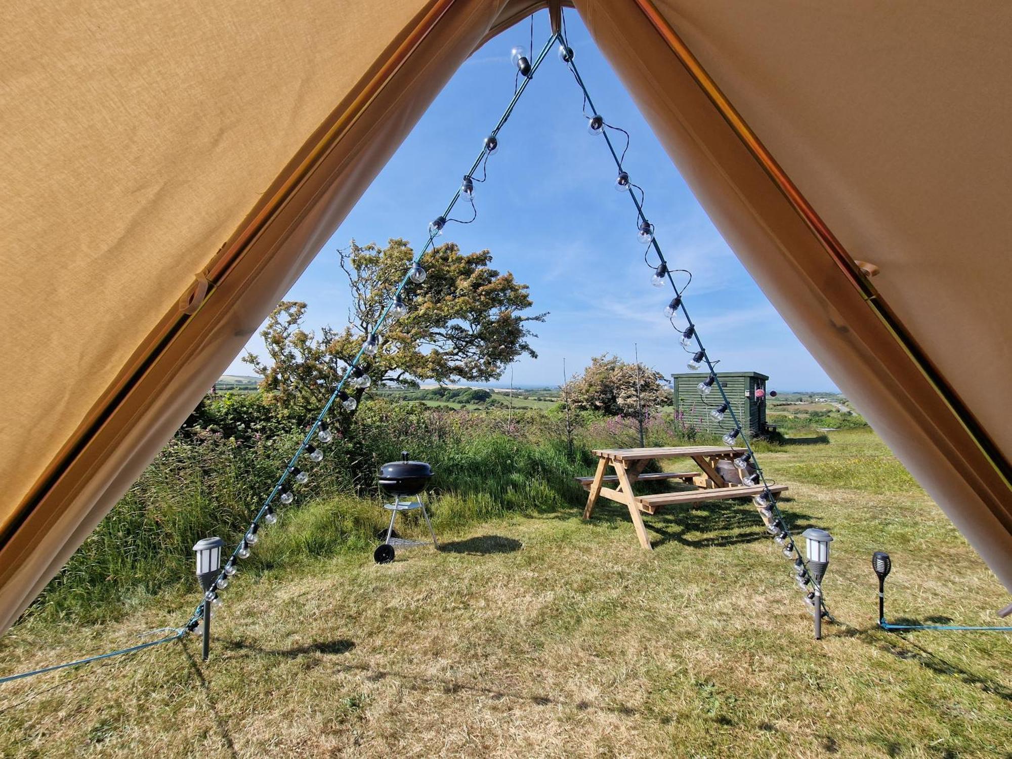 Beautiful 1-Bed Bell Tent In Holyhead Eksteriør billede